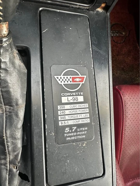 1987 Chevrolet Corvette C4 - Image 7 of 7