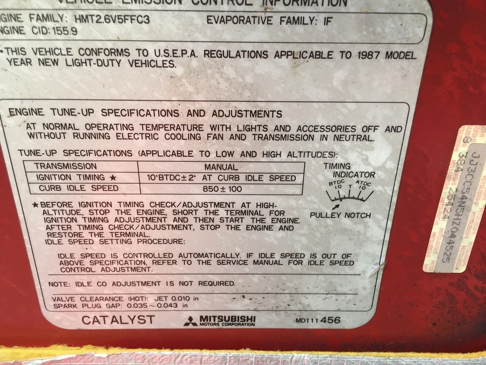 1987 Chrysler Conquest - Image 25 of 31
