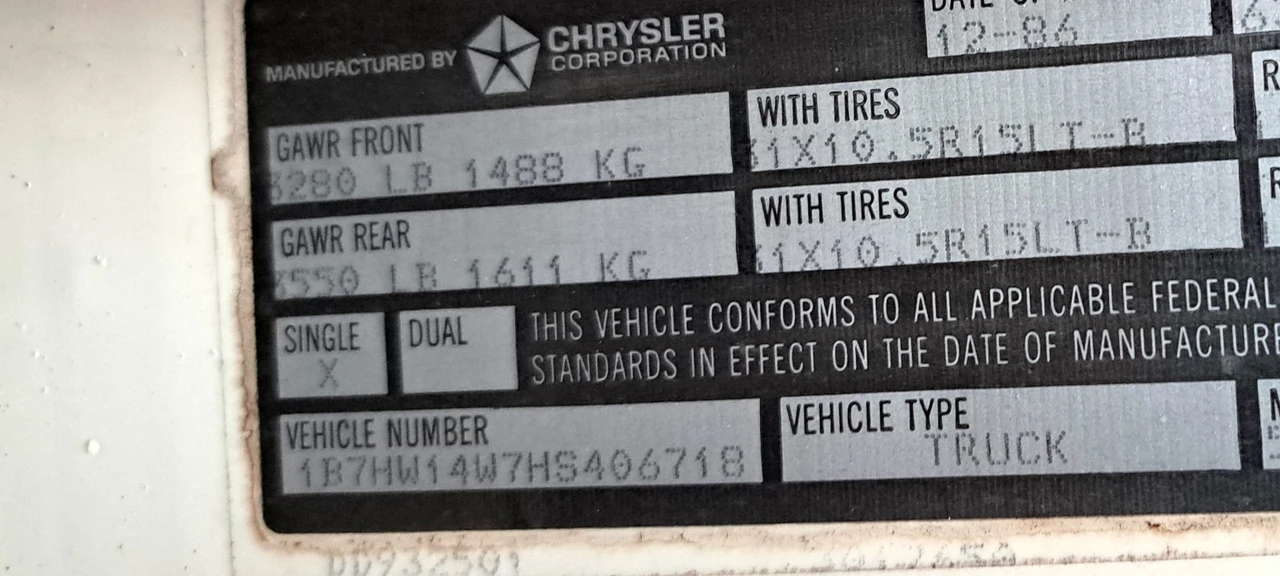 1987 Dodge Ram 1st Gen - Image 24 of 28