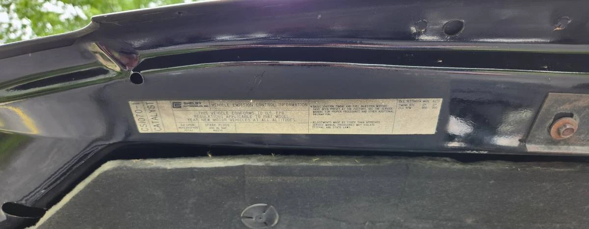 1987 Dodge Shelby CSX - Image 19 of 24