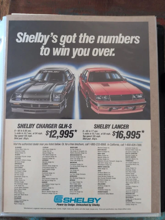 1987 Dodge Shelby Charger 5th Gen - Image 18 of 20