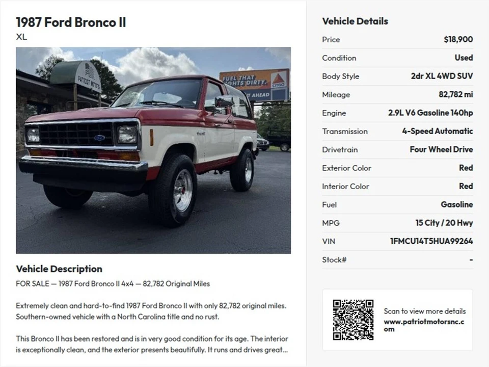 1987 Ford Bronco II - Image 21 of 21