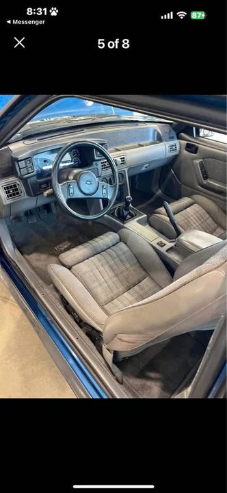 1987 Ford Mustang 3rd Gen - Image 2 of 5