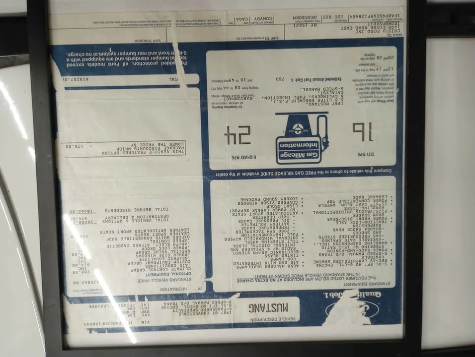 1987 Ford Mustang GT 3rd Gen - Image 7 of 10