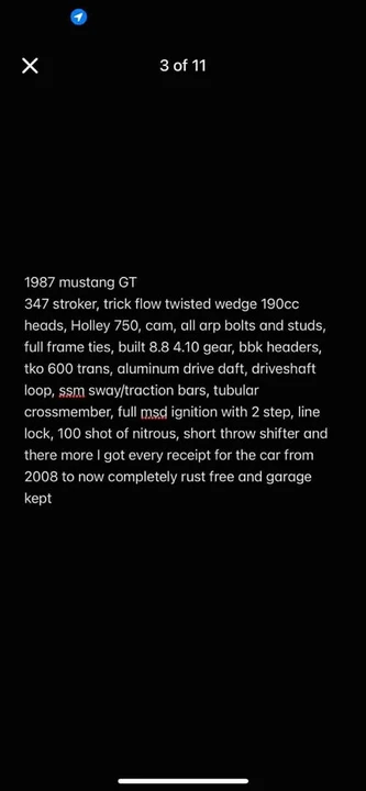 1987 Ford Mustang GT 3rd Gen - Image 7 of 7