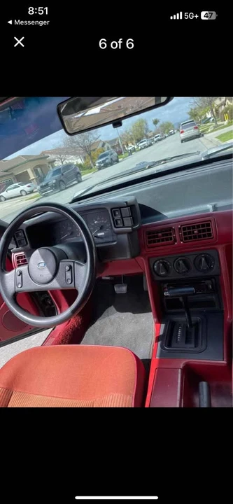 1987 Ford Mustang 3rd Gen - Image 3 of 5