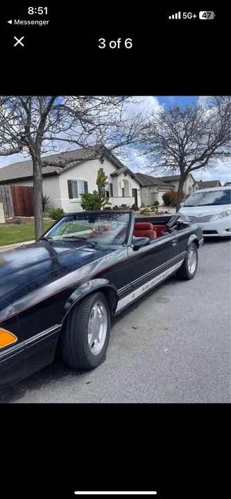 1987 Ford Mustang 3rd Gen - Image 2 of 5