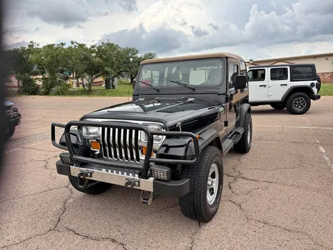 1987 Jeep Wrangler Black & Tan SUV 2D