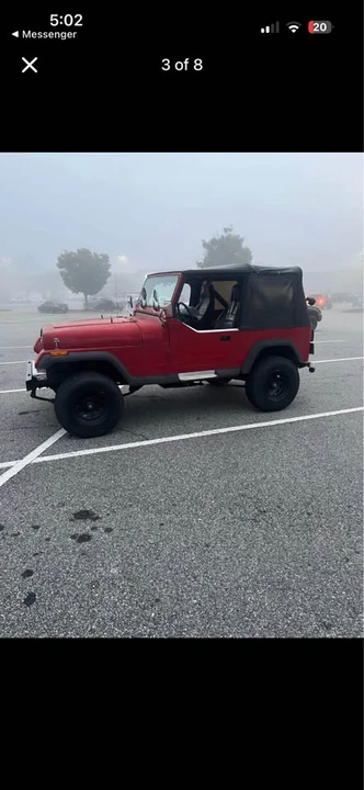 1987 Jeep YJ Wrangler - Image 2 of 3