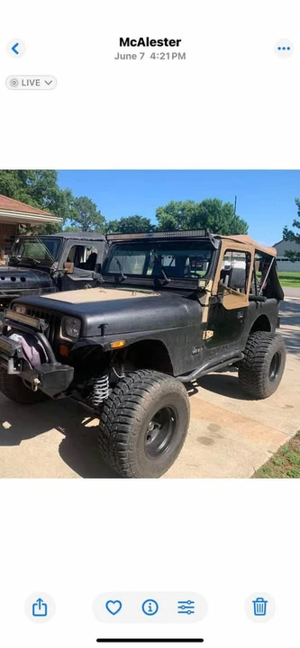 1987 Jeep YJ Wrangler - Image 8 of 10