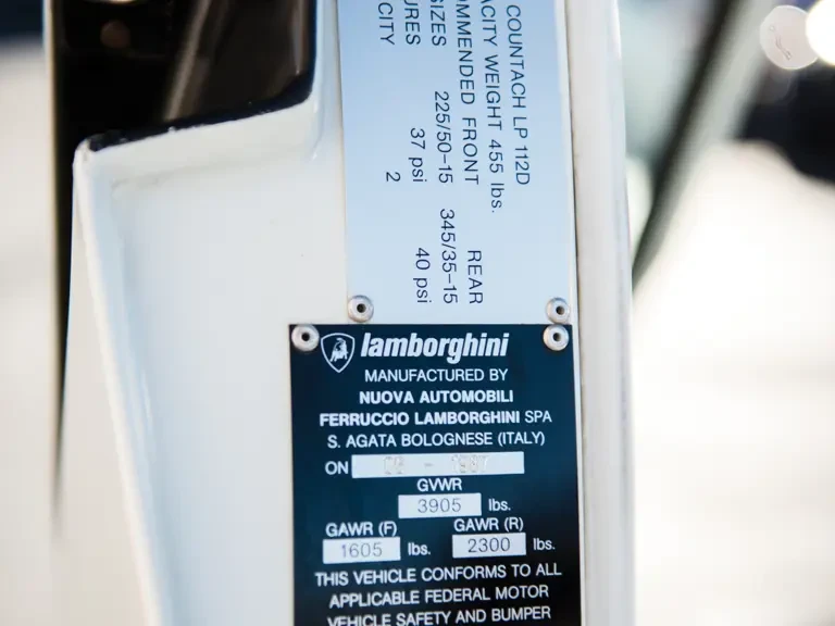 1987 Lamborghini Countach LP5000 Quattrovalvole - Image 28 of 30
