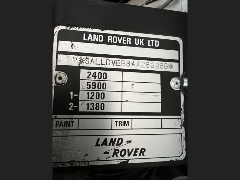 1987 Land Rover Defender 90 - Image 17 of 17