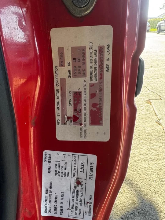 1987 Mazda RX-7 FC - Image 10 of 10