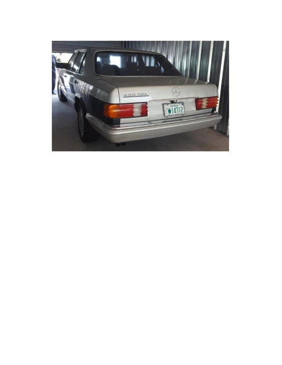 1987 Mercedes-Benz W126 S-Class Sedan - Image 3 of 10
