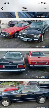 1987 Mercedes-Benz 500 SL Roadster 2D