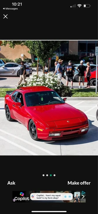 1987 Porsche 944 - Image 3 of 4