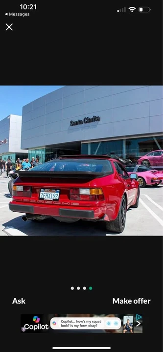 1987 Porsche 944 - Image 4 of 4