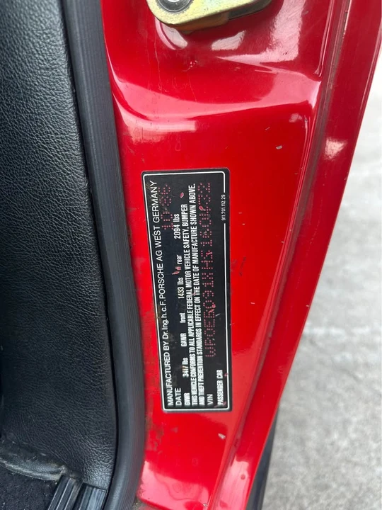 1987 Porsche 911 Carrera 3.2 - Image 8 of 16