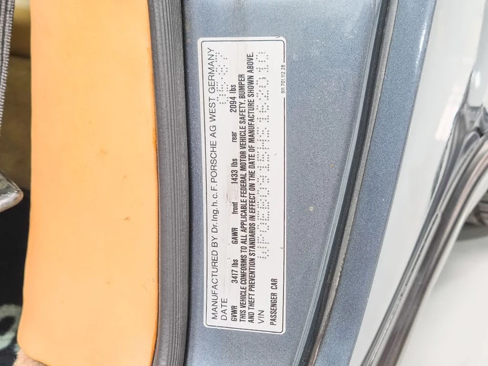 1987 Porsche 911 Carrera 3.2 - Image 18 of 31