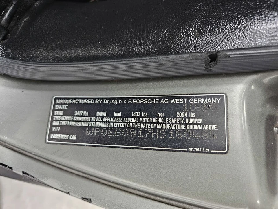 1987 Porsche 911 Carrera 3.2 - Image 14 of 31