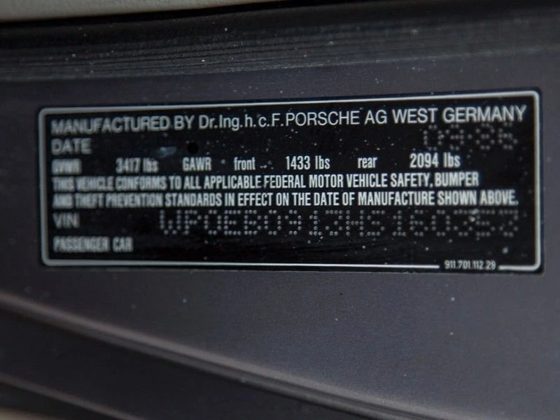 1987 Porsche 911 Carrera 3.2 - Image 29 of 29