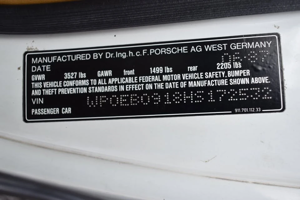 1987 Porsche 911 Carrera 3.2 - Image 8 of 17