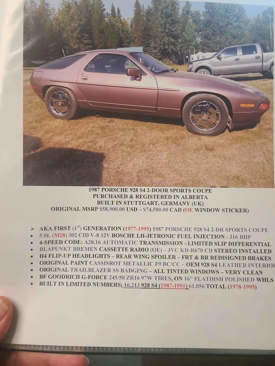 1987 Porsche 928 S4 - Image 3 of 4