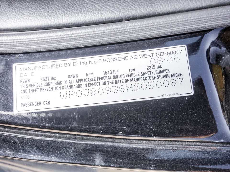 1987 Porsche 930 Turbo - Image 11 of 31