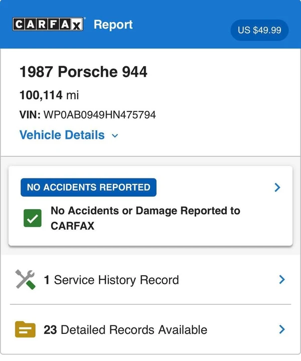 1987 Porsche 944 S - Image 11 of 11