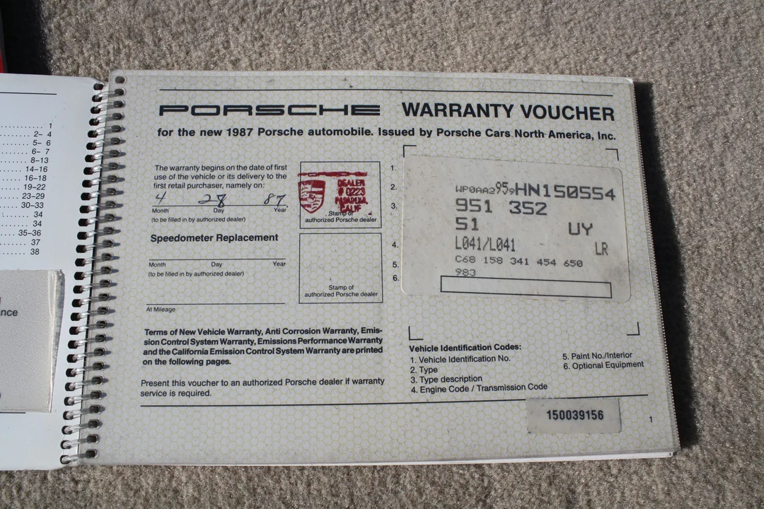 1987 Porsche 944 Turbo - Image 18 of 28