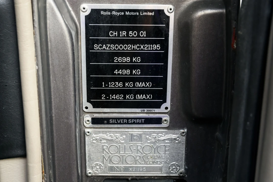 1987 Rolls-Royce Silver Spur & Spirit I - Image 26 of 31