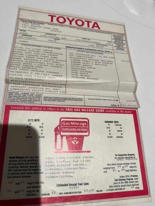 1987 Toyota Land Cruiser - Image 17 of 18