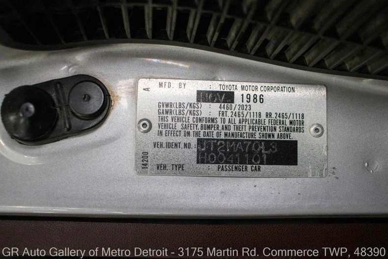 1987 Toyota Supra 3rd Gen - Image 16 of 19