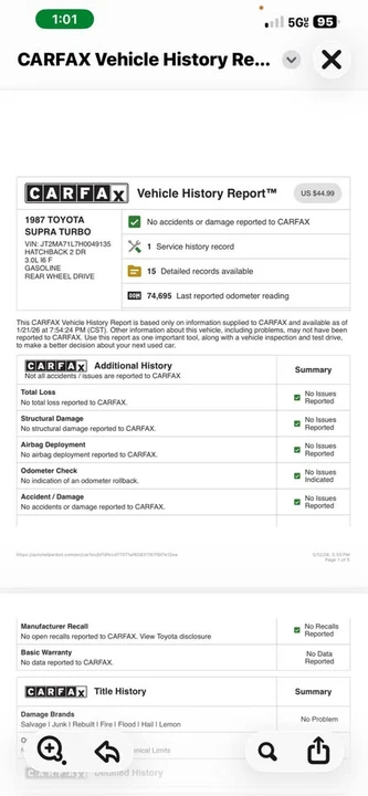 1987 Toyota Supra 3rd Gen - Image 7 of 8
