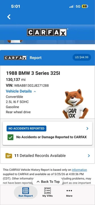 1988 BMW E30 3 Series - Image 14 of 14