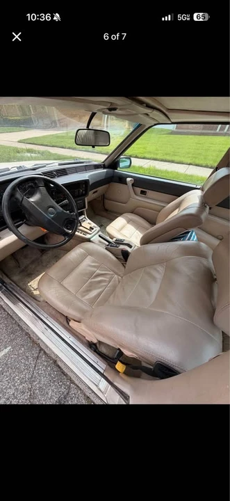 1988 BMW E24 6 Series - Image 6 of 8