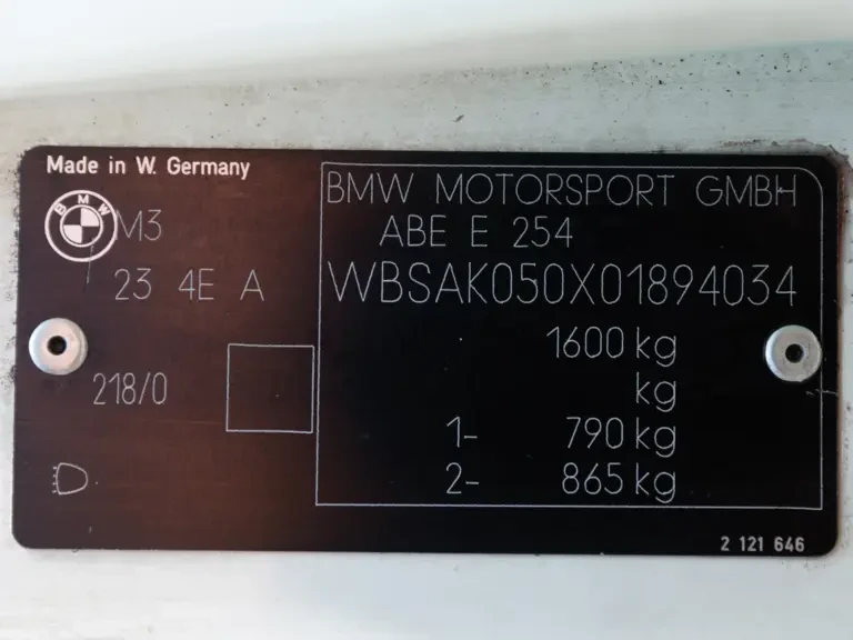 1988 BMW E30 M3 - Image 23 of 25