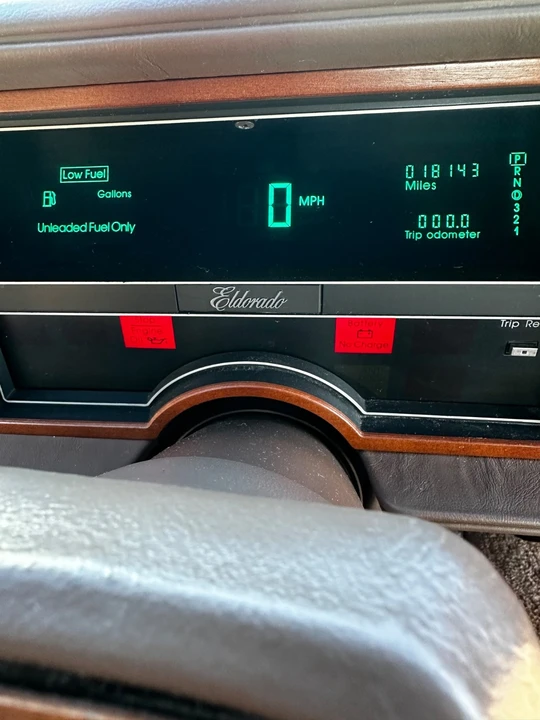 1988 Cadillac Eldorado 11th Gen - Image 9 of 11