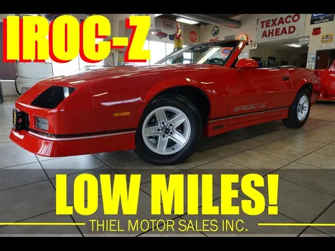 1988 Chevrolet Camaro IROC-Z Convertible