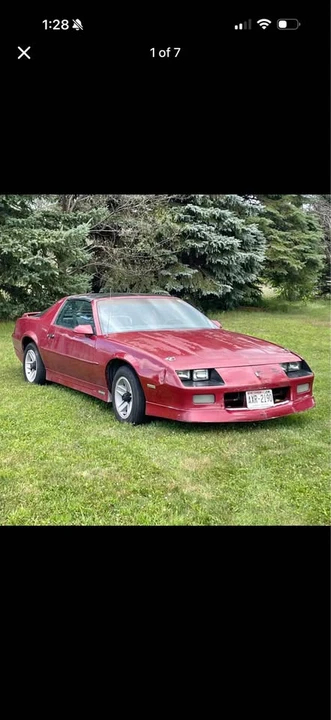 1988 Chevrolet Camaro 3rd Gen - Image 6 of 6