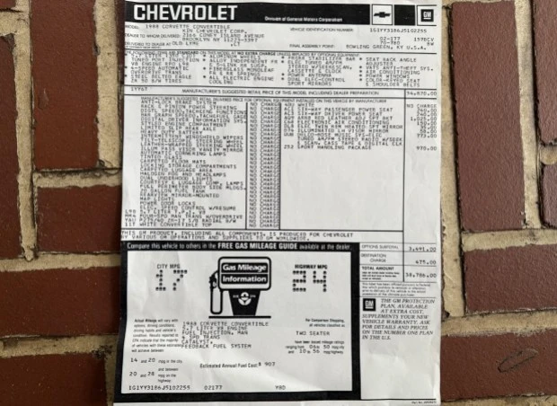 1988 Chevrolet Corvette Callaway - Image 8 of 8