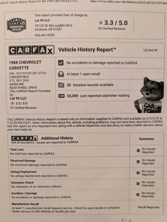1988 Chevrolet Corvette C4 - Image 17 of 24