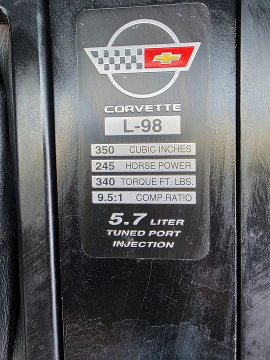 1988 Chevrolet Corvette C4 - Image 7 of 11