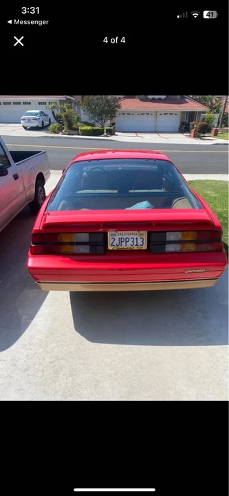 1988 Chevrolet Camaro 3rd Gen - Image 5 of 10