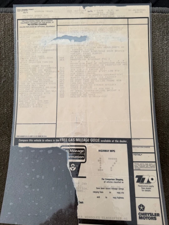 1988 Dodge Ram 1st Gen - Image 19 of 19