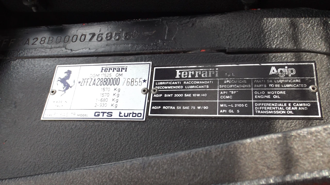 1988 Ferrari 308 - Image 15 of 19