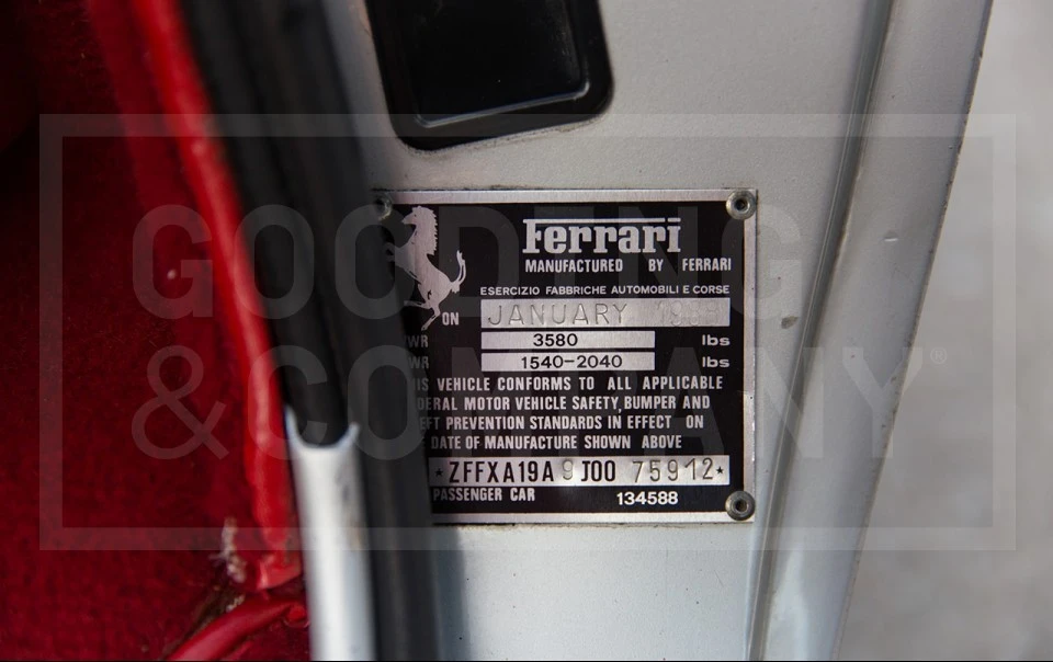 1988 Ferrari 328 GTB - Image 19 of 19