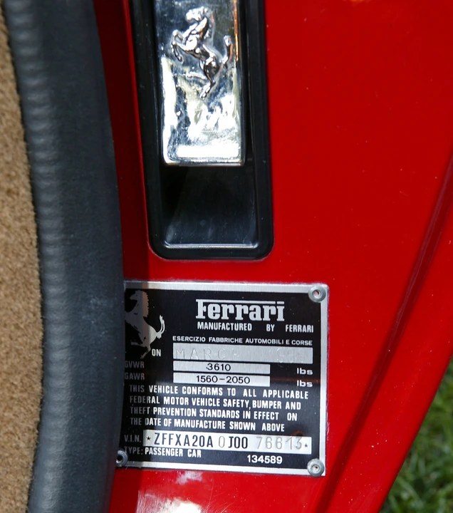 1988 Ferrari 328 GTS - Image 2 of 3