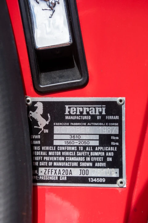 1988 Ferrari 328 GTS - Image 15 of 31