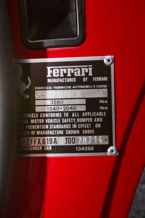 1988 Ferrari 328 GTB - Image 10 of 31